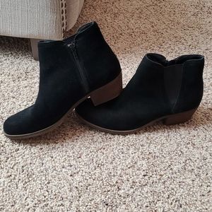 Womens black booties
